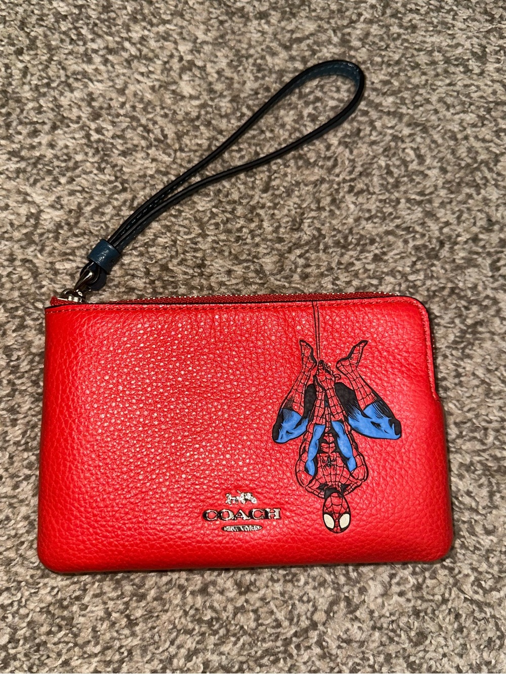 Coach x Marvel Spider-Man Wristlet